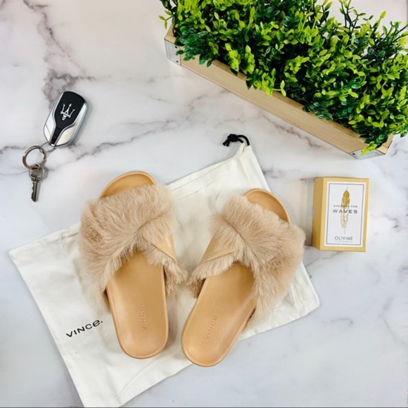 vince fur slides